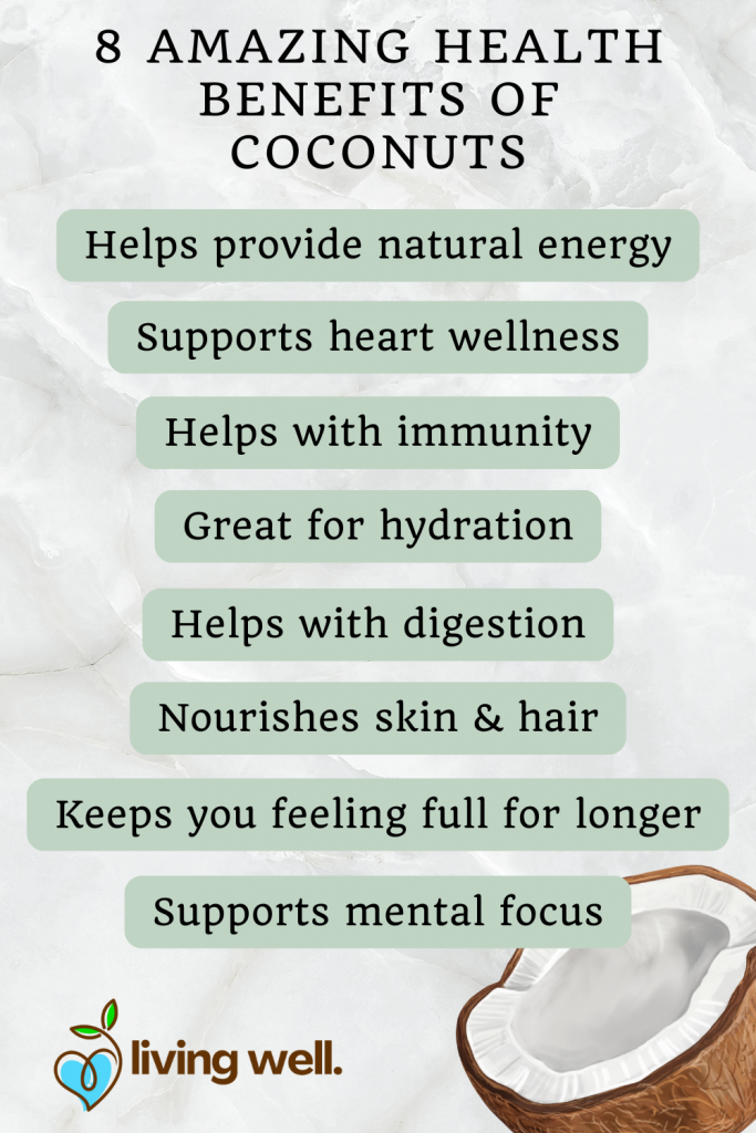 8 Amazing Health Benefits of Coconuts